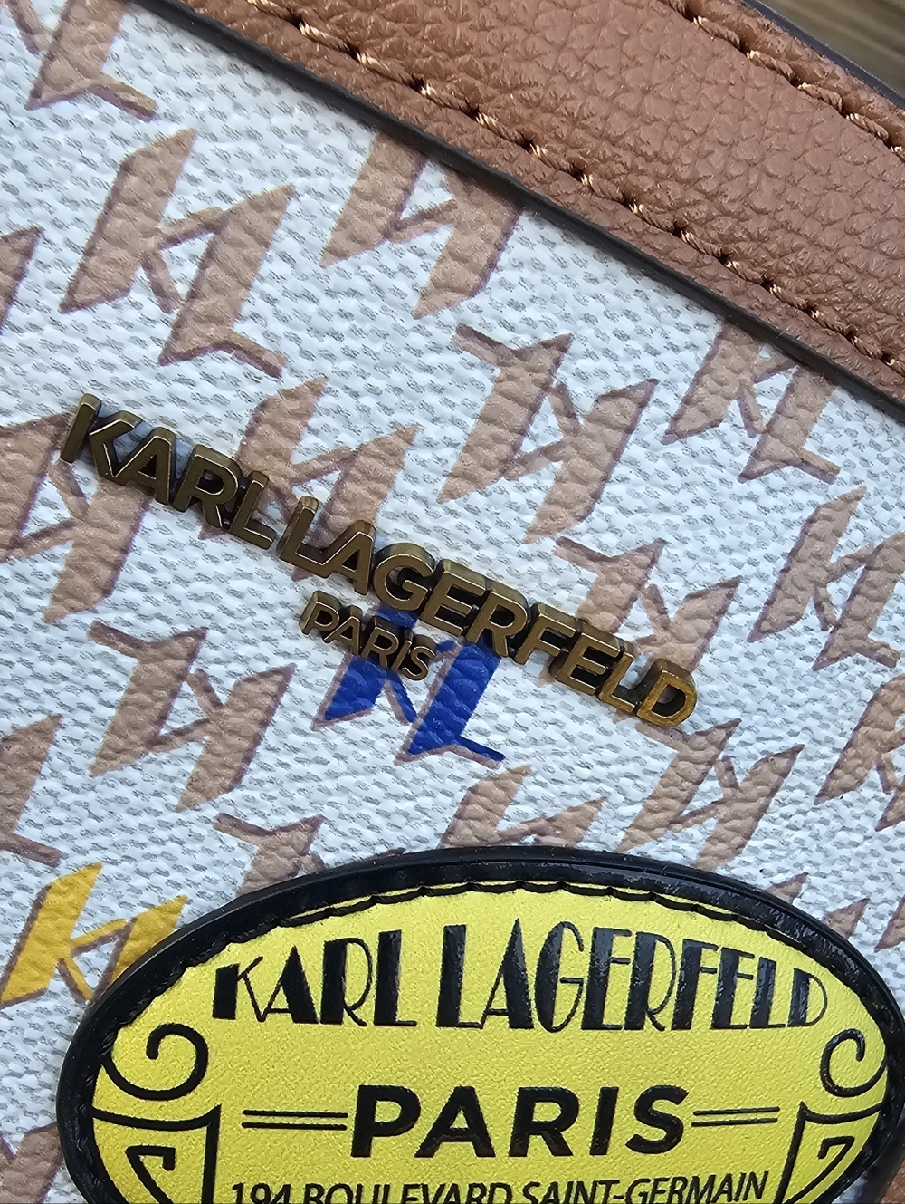 Karl Lagerfeld Paris Marselle Satchel - Picture 5 of 10